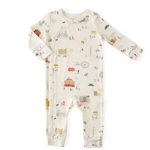 Pehr Organic One Piece - Explore the World Christmas Edition